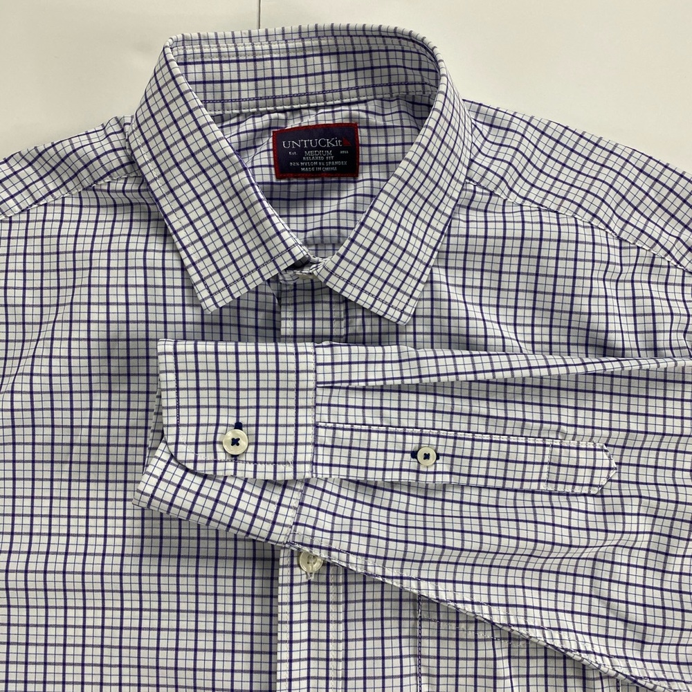 unTUCKit Long Sleeve Relaxed Fit Casual Button up